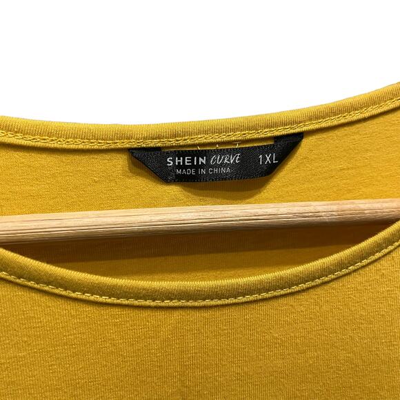 Shein Plus Batwing Colorblock Dress SIZE 14 - Picture 3 of 4